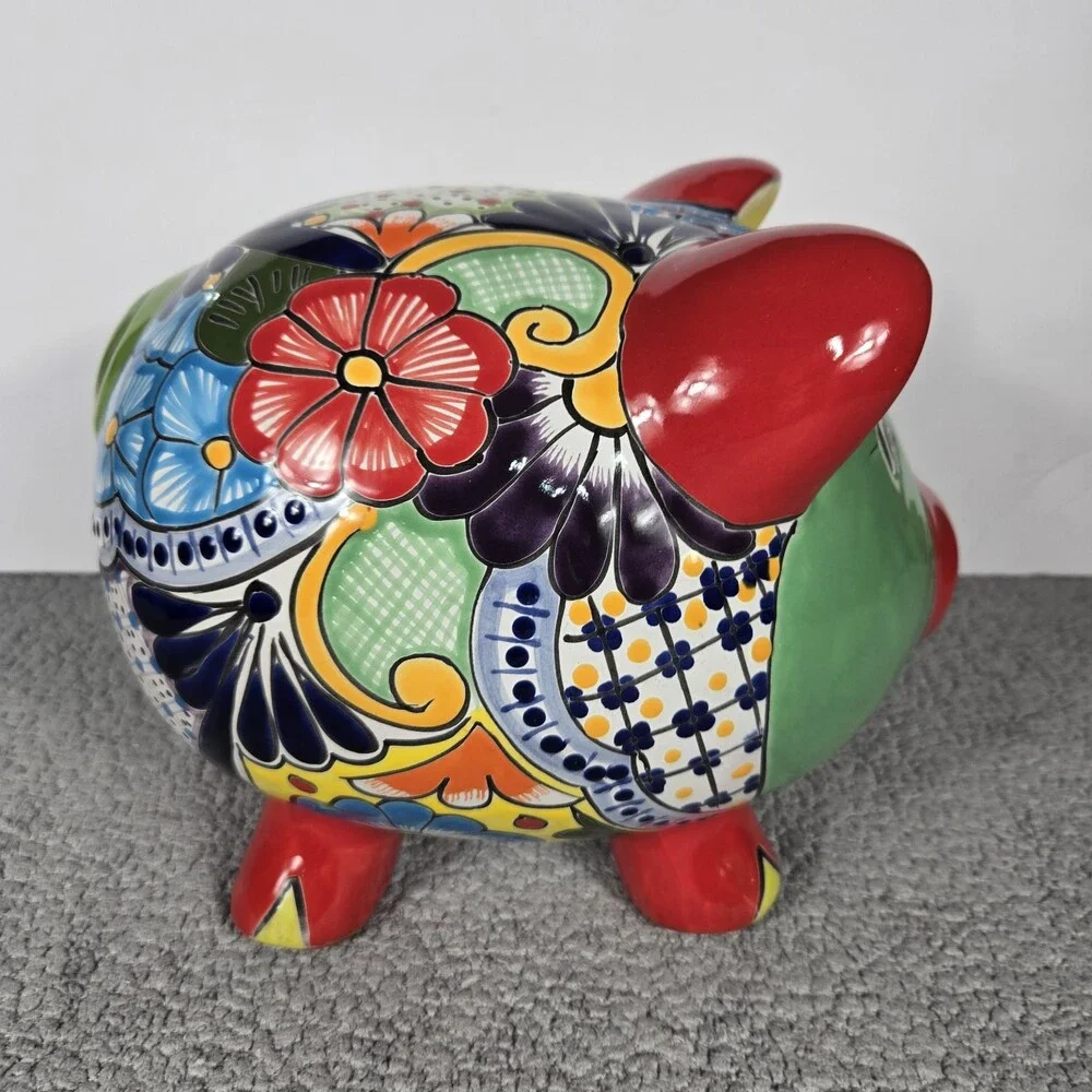 Talavera piggy bank