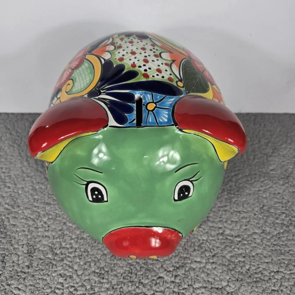 Talavera piggy bank