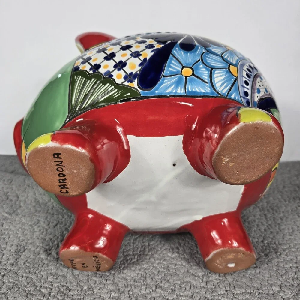 Talavera piggy bank