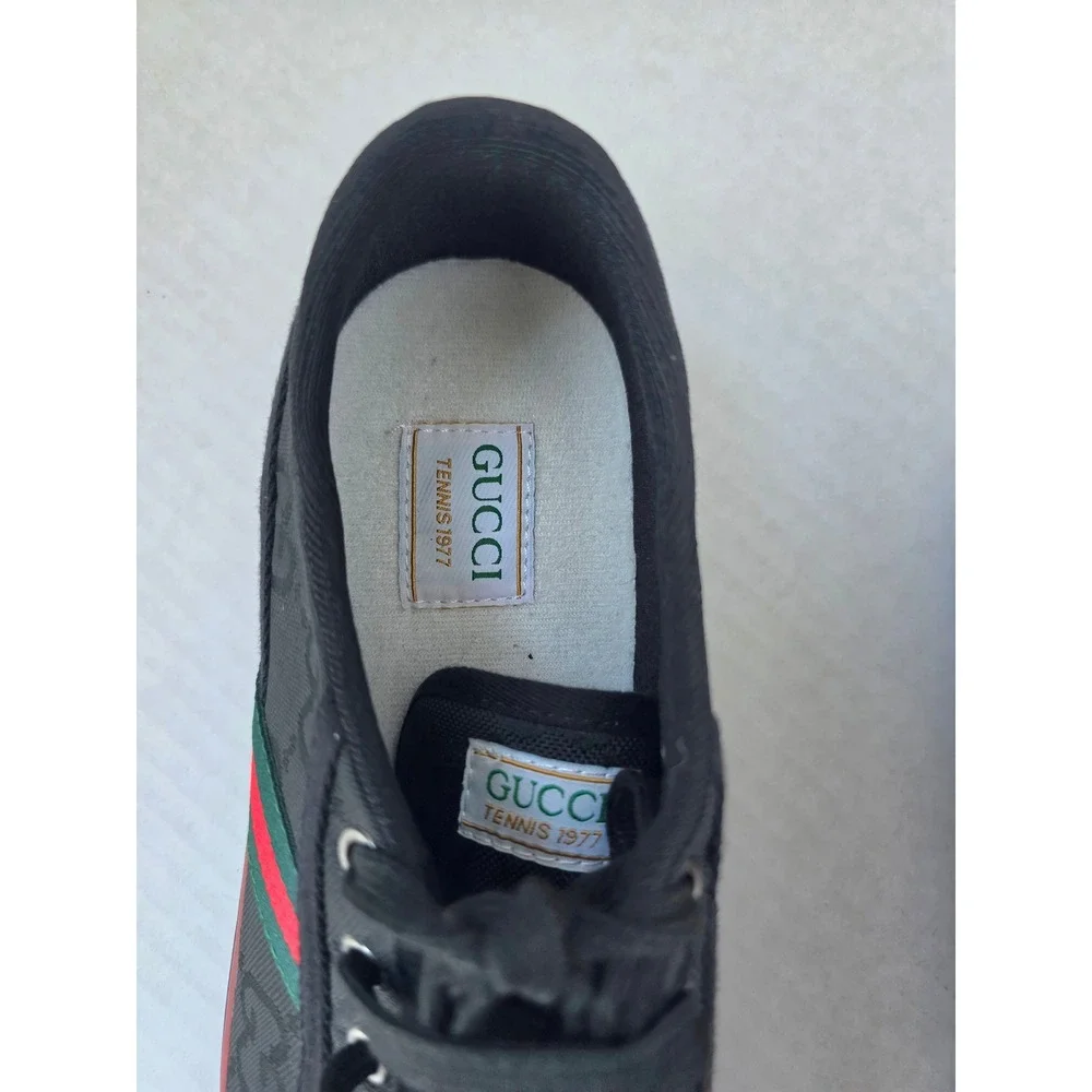 NEW Gucci Tennis 1977 Off the Grid Sneakers Sz 11.5 Sustainable Made in Italy