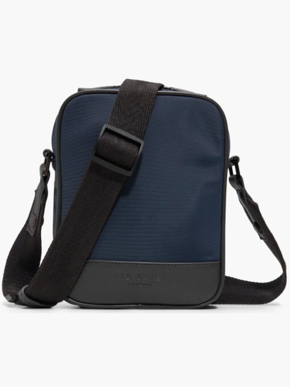 NWT Ted Baker London Fairford Sling Crossbody Bag (Navy Nylon/Black Coffee)