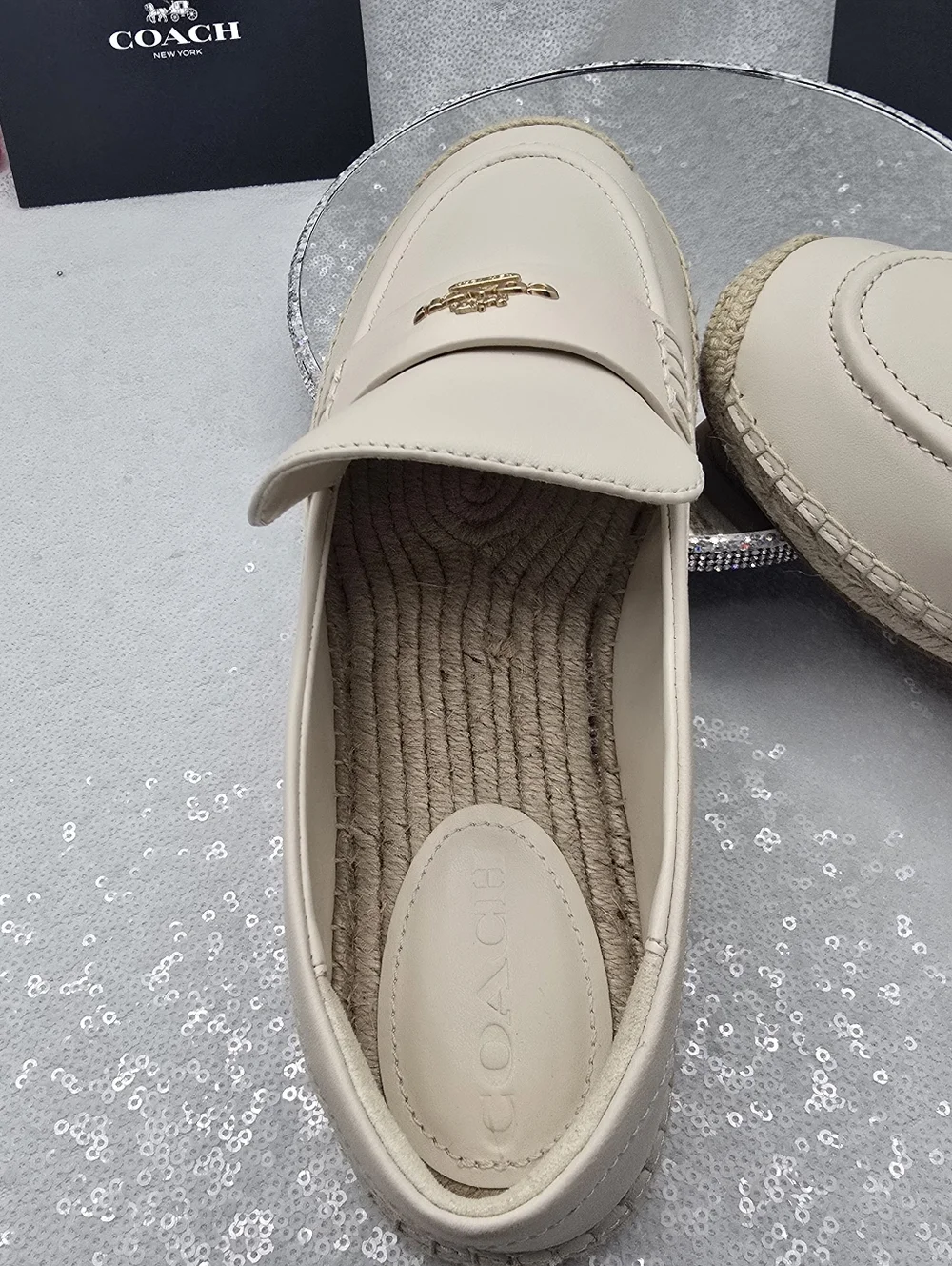 Coach loafer espadrille