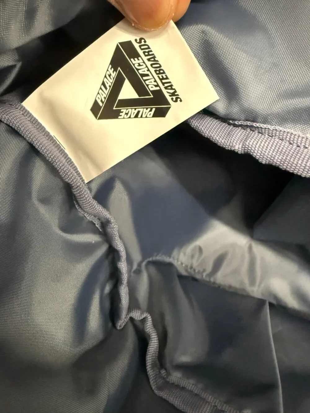 Palace cordura eco hex ripstop clipper bag slate grey