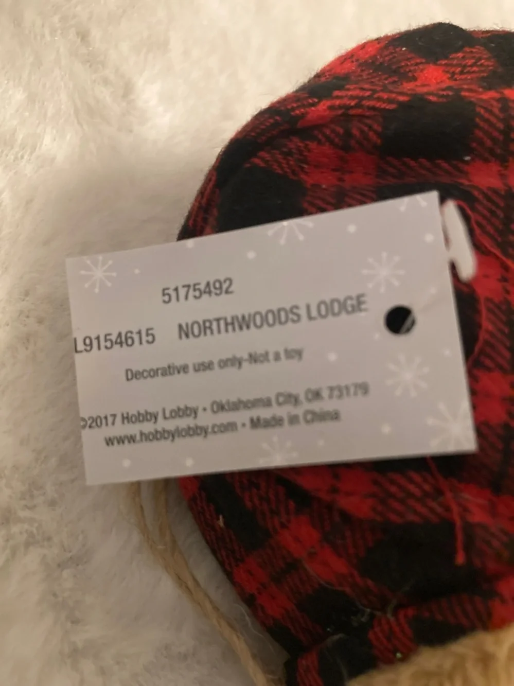 Buffalo Check Backpack, Boots and Hat Ornaments