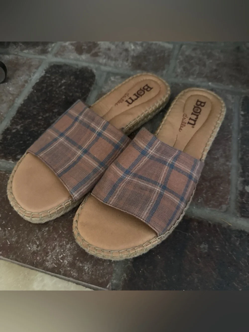 BORN DRILLES Women’s San Benito Slides Espadrille Sandals Size 10