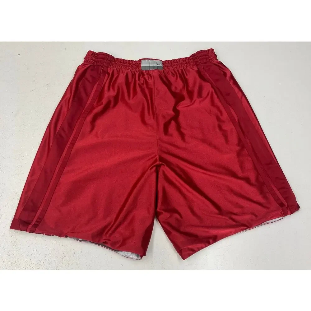 VTG Y2K Nike Silver Tag reversible silky baggy wide leg basketball shorts, XXL
