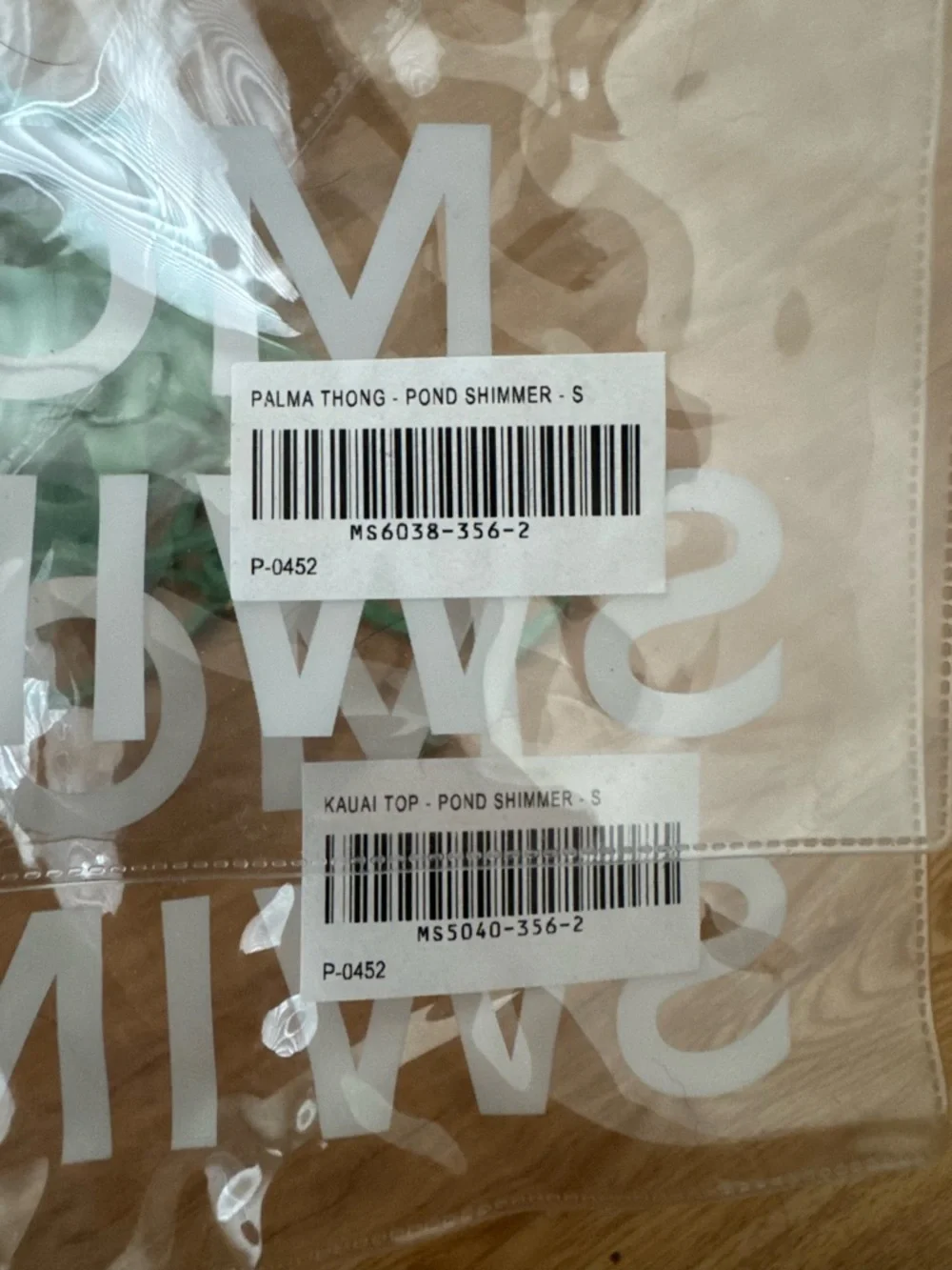 Monday Swimwear fabric green