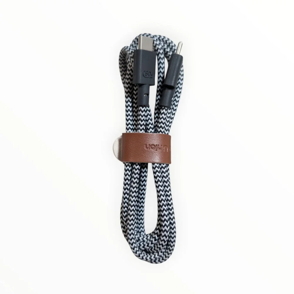D6-Poly Native Union Belt Cable‎ 4' USB-C to USB-C Cable - Zebra