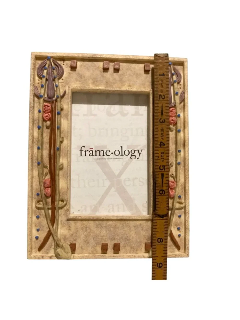 Frameology Music Room Floral Photo Frame With Flowers And Vines