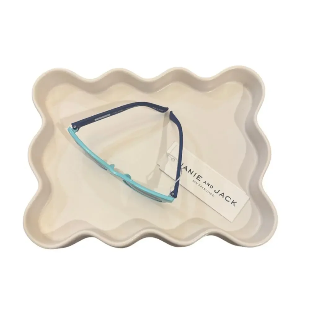 Janie and Jack Blue Two-tone Sunglasses - Teal 0-2Y