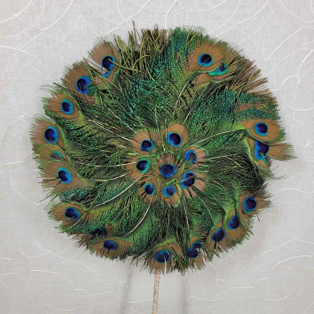 Vintage decorative peacock