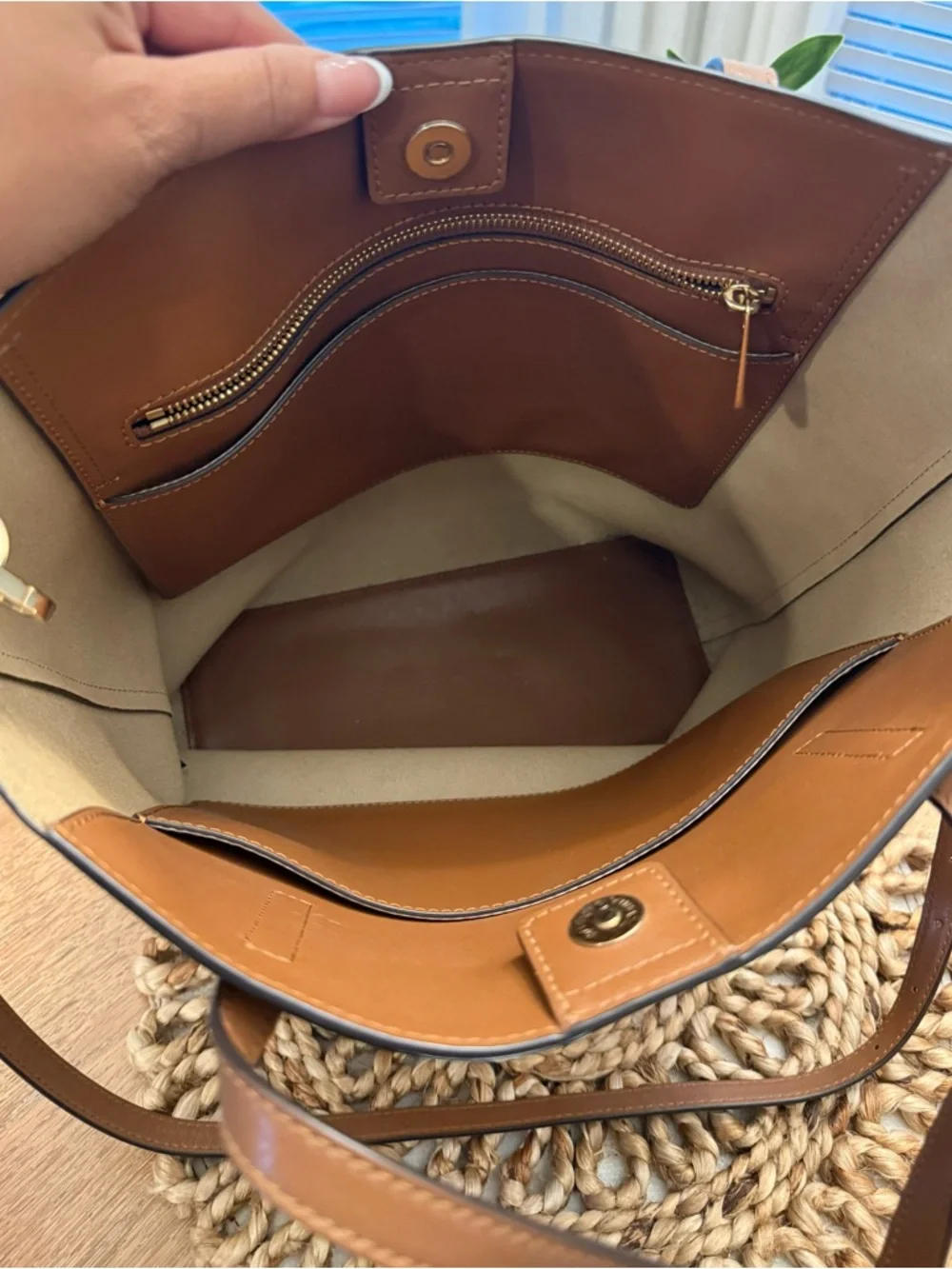 structured leather
