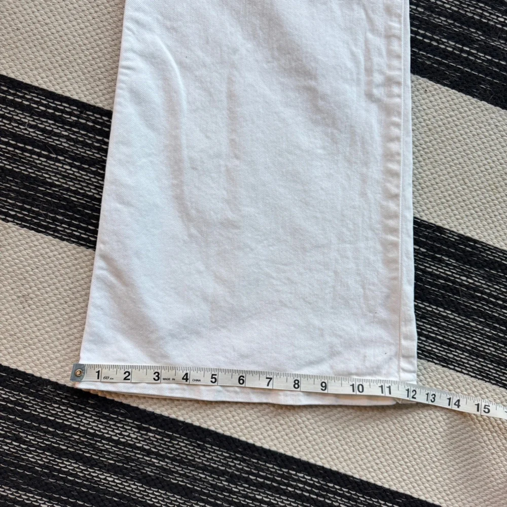 GAP  Jeans Women's‎ '70s Flare High Rise Jeans in White Size 32/14R