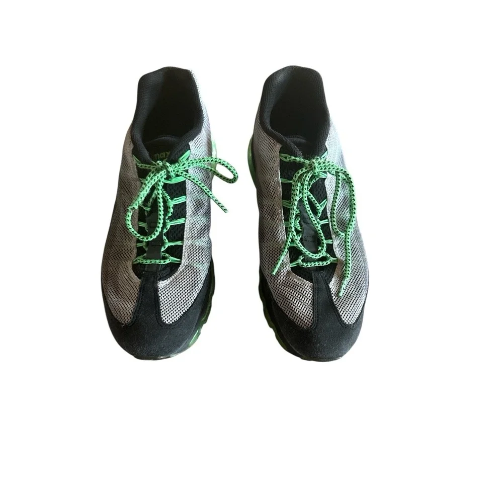 Nike Air Max 95 Dynamic Flywire Poison Green Men's Size 10.5 Y2K Gray‎ Green
