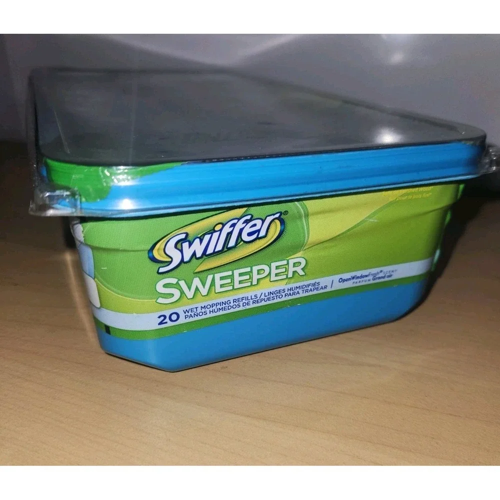 Swiffer‎ Sweeper Wet Mopping Cloths Refills Open Window Fresh Scent 20 Count~NEW