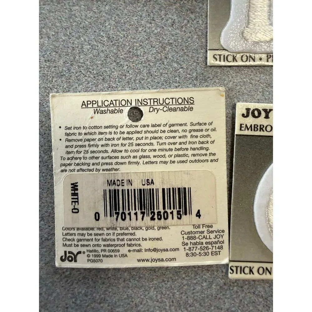 JOY 11 embroidered