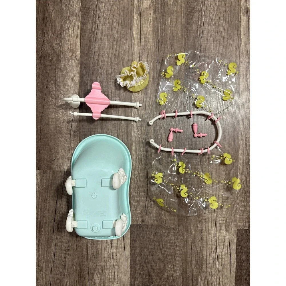 Vintage 1988 My Little Pony MLP G1 Scrub-a-Dub-Tub Incomplete Replacement Parts