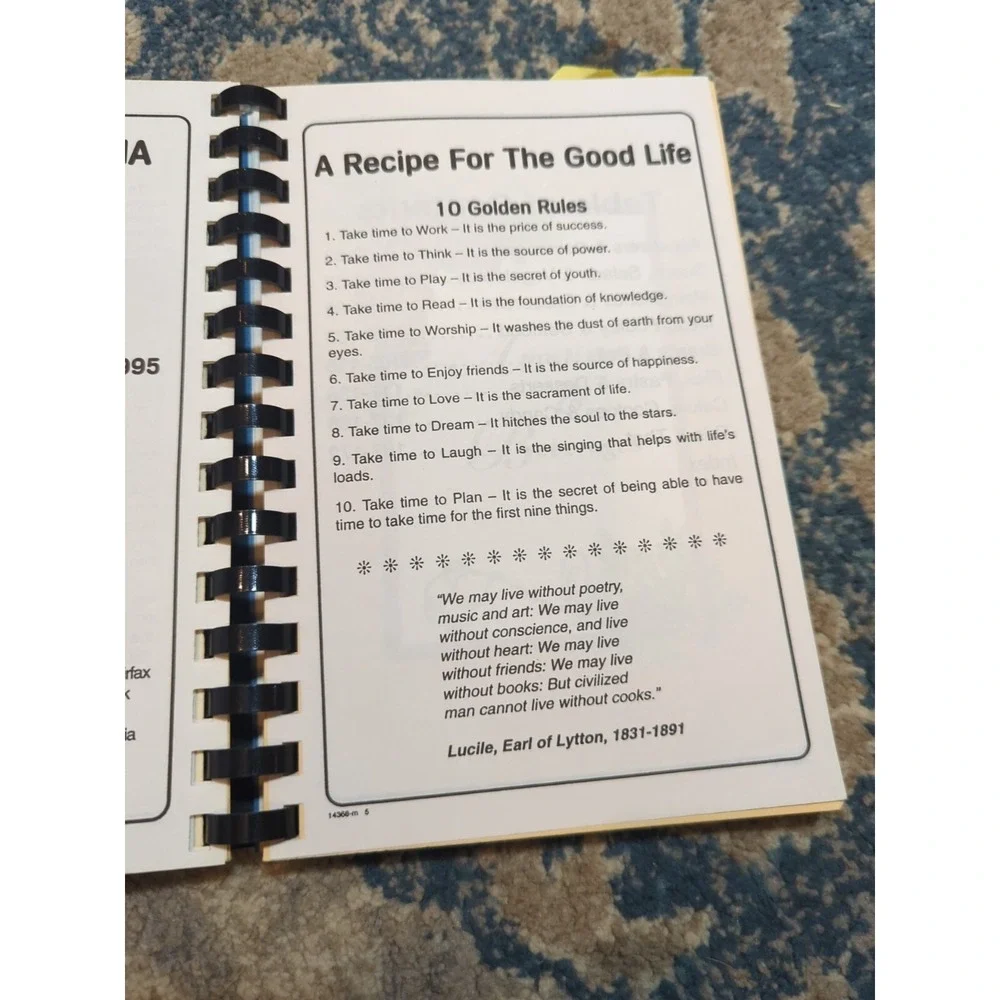 N/A vtg cookbook