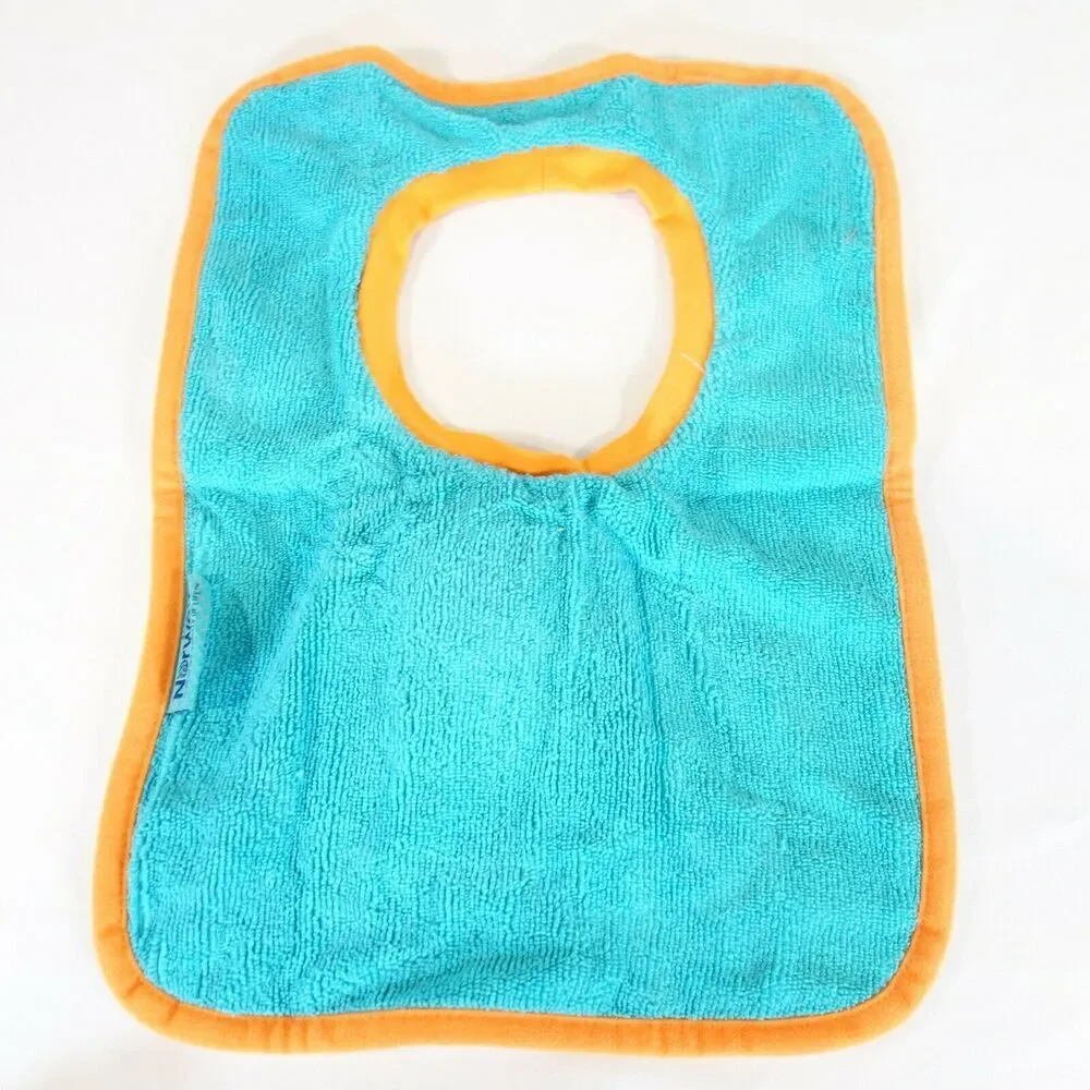 New Norwex Baby Bib Yellow Sunshine & Purple Tree +Washcloth Set of 2 Microfiber