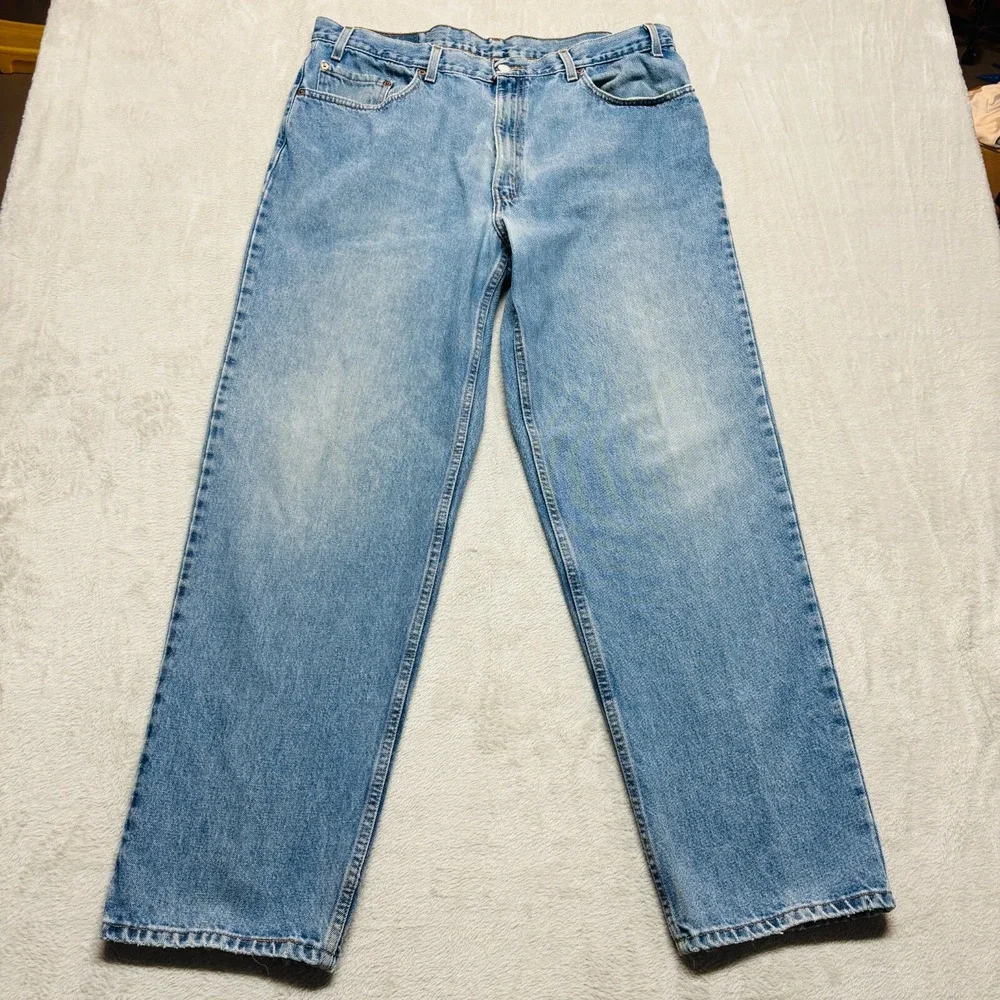 Vintage Levis 550 Jeans 40x32 Fits 38x32 Blue‎ Denim Relaxed Fit Tapered Leg Y2K