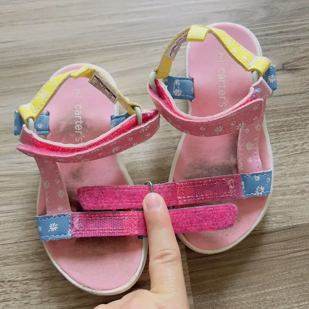 Carter's Valencia Toddler Sandals, Size 7M, Pink