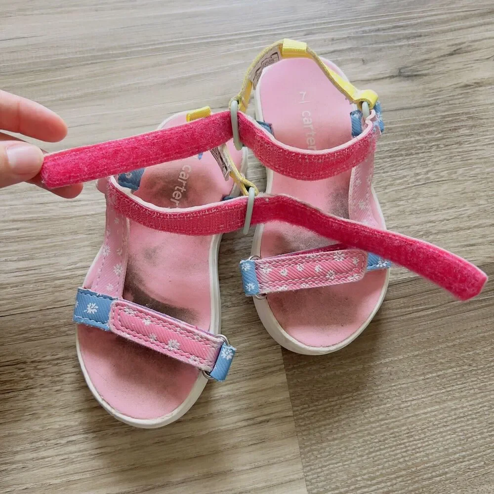 Carter's Valencia Toddler Sandals, Size 7M, Pink