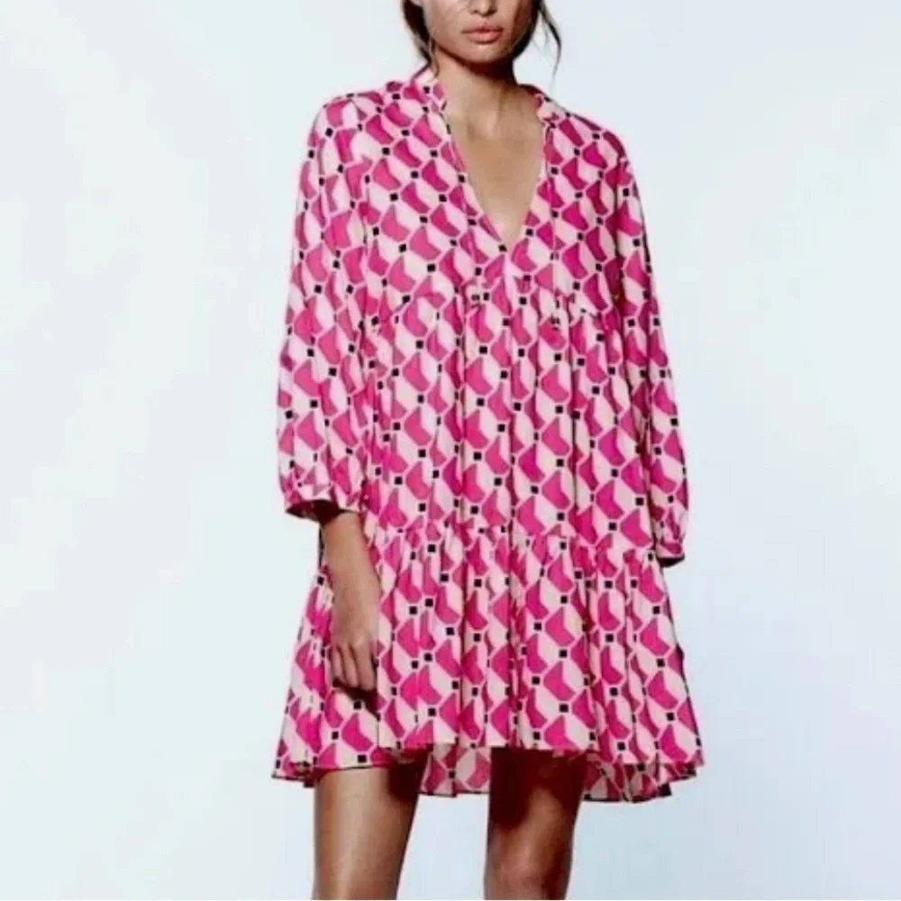 Zara geometric print
