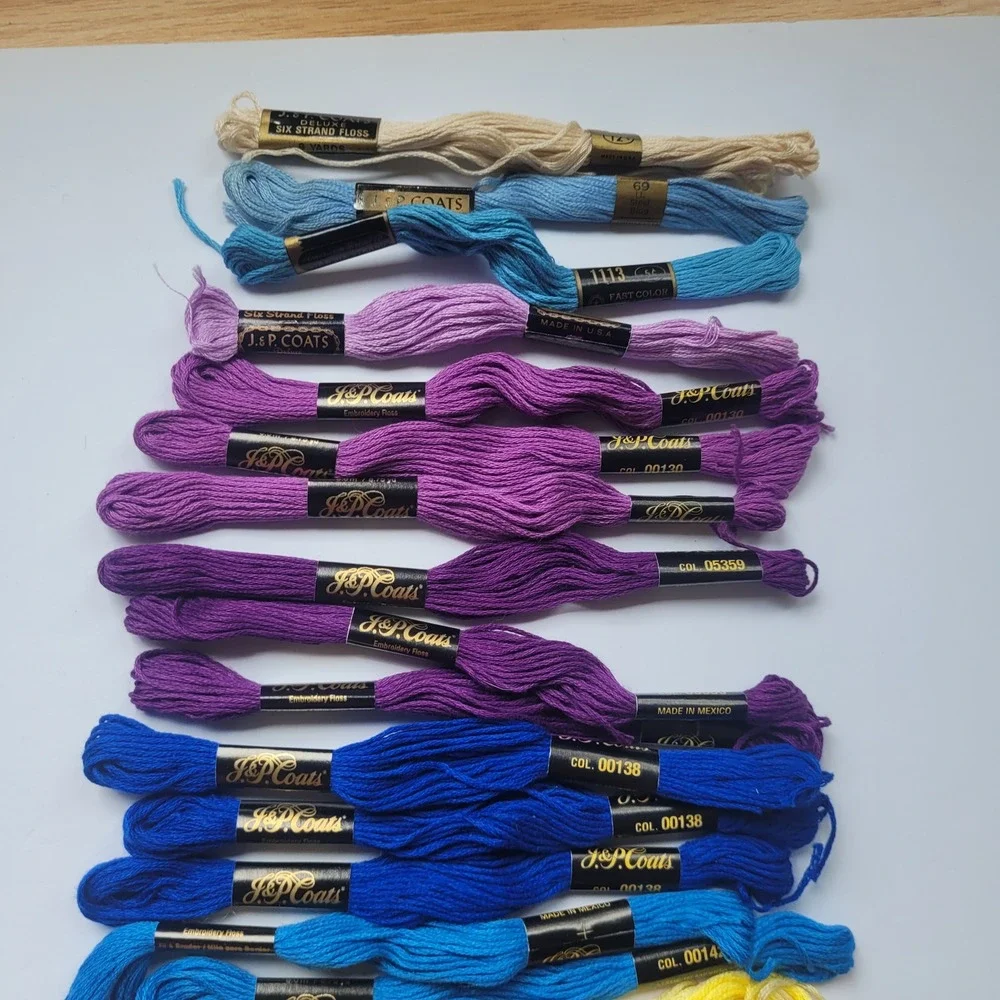 J.P. Coats assorted lot