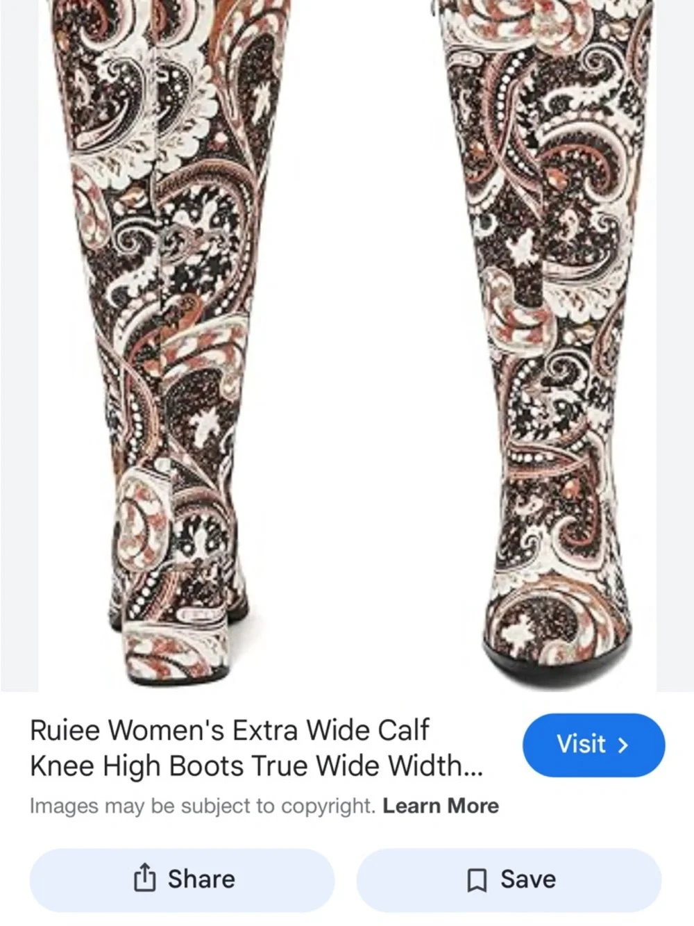 ruiee boots upper