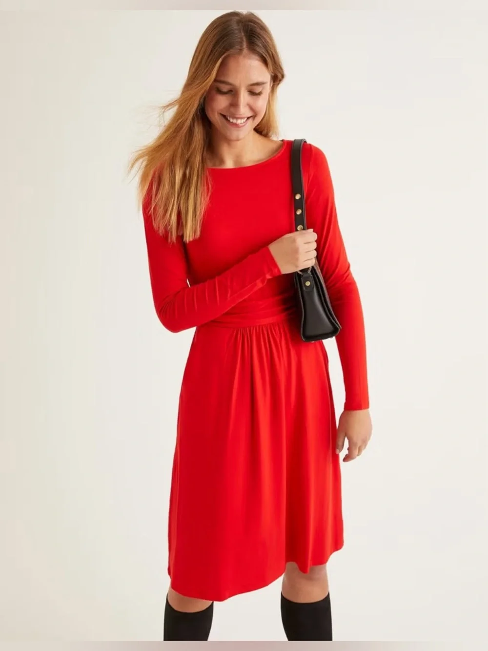 Boden Post box Abigail long sleeve dress