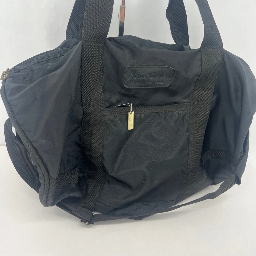 Pierre Cardin Black Travel Garment Bag duffle bag set