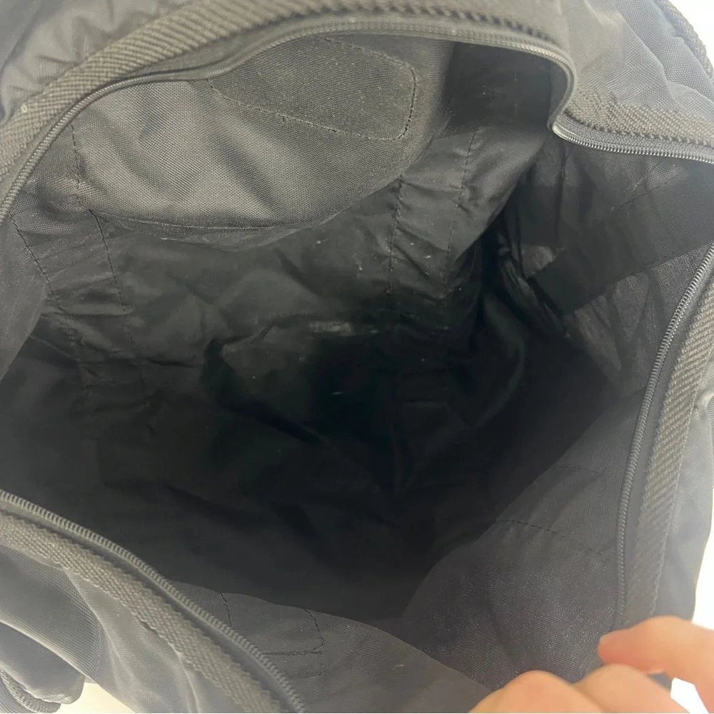 Pierre Cardin Black Travel Garment Bag duffle bag set