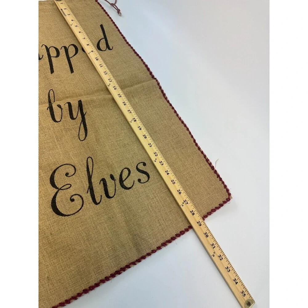 Burlap Gift Bag Drawstring 