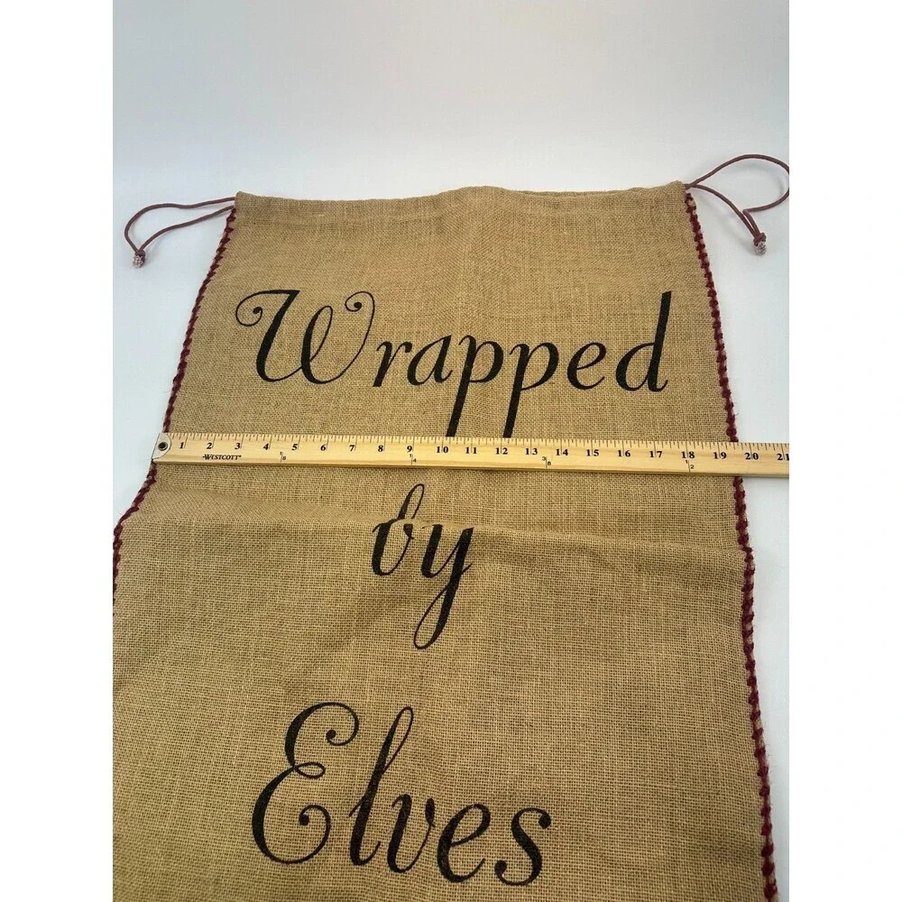 Burlap Gift Bag Drawstring 