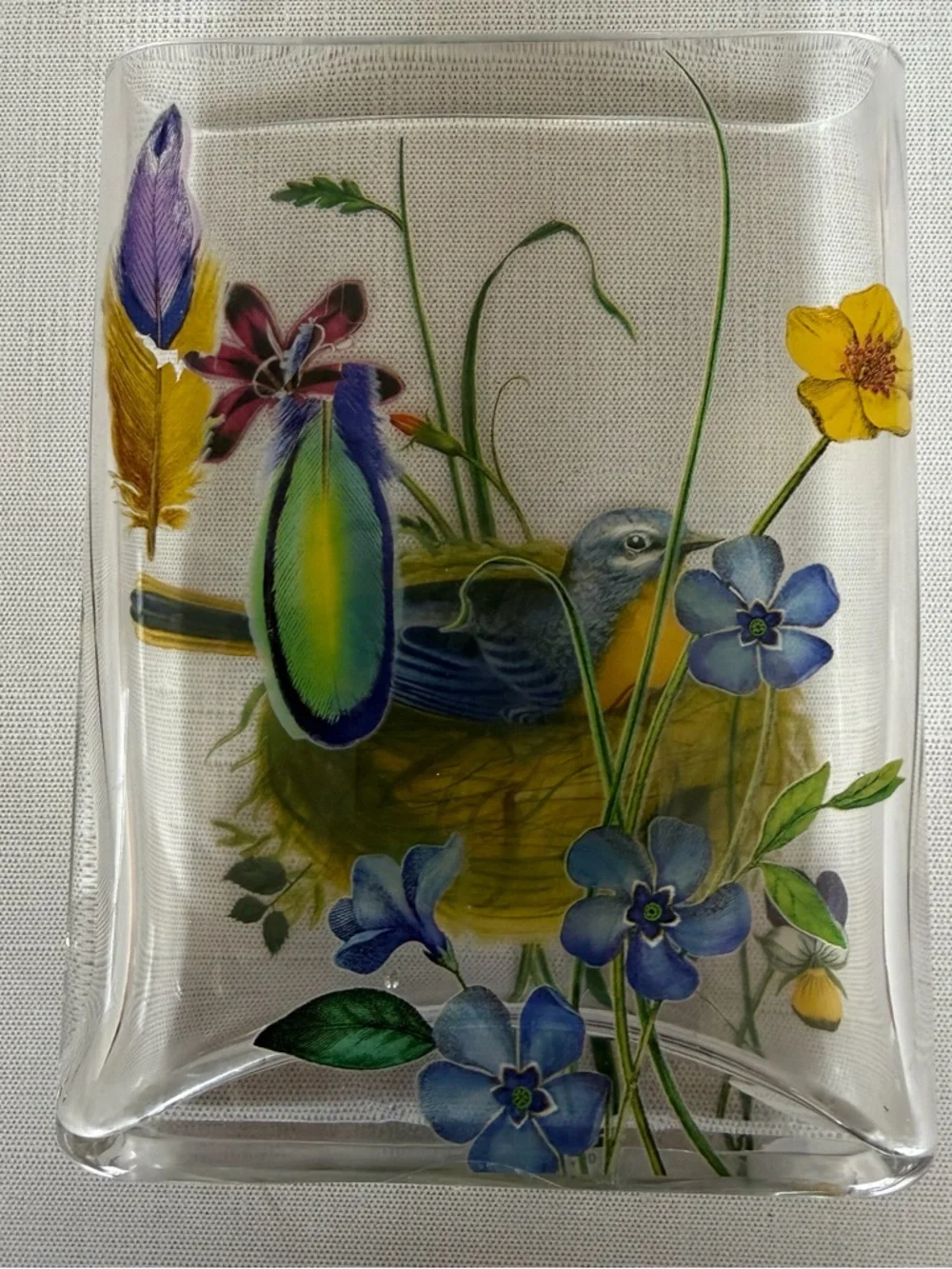 Fringe Studio handpainted glass
