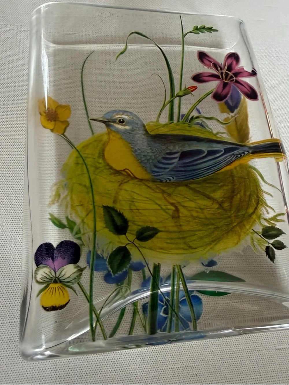 Fringe Studio handpainted glass