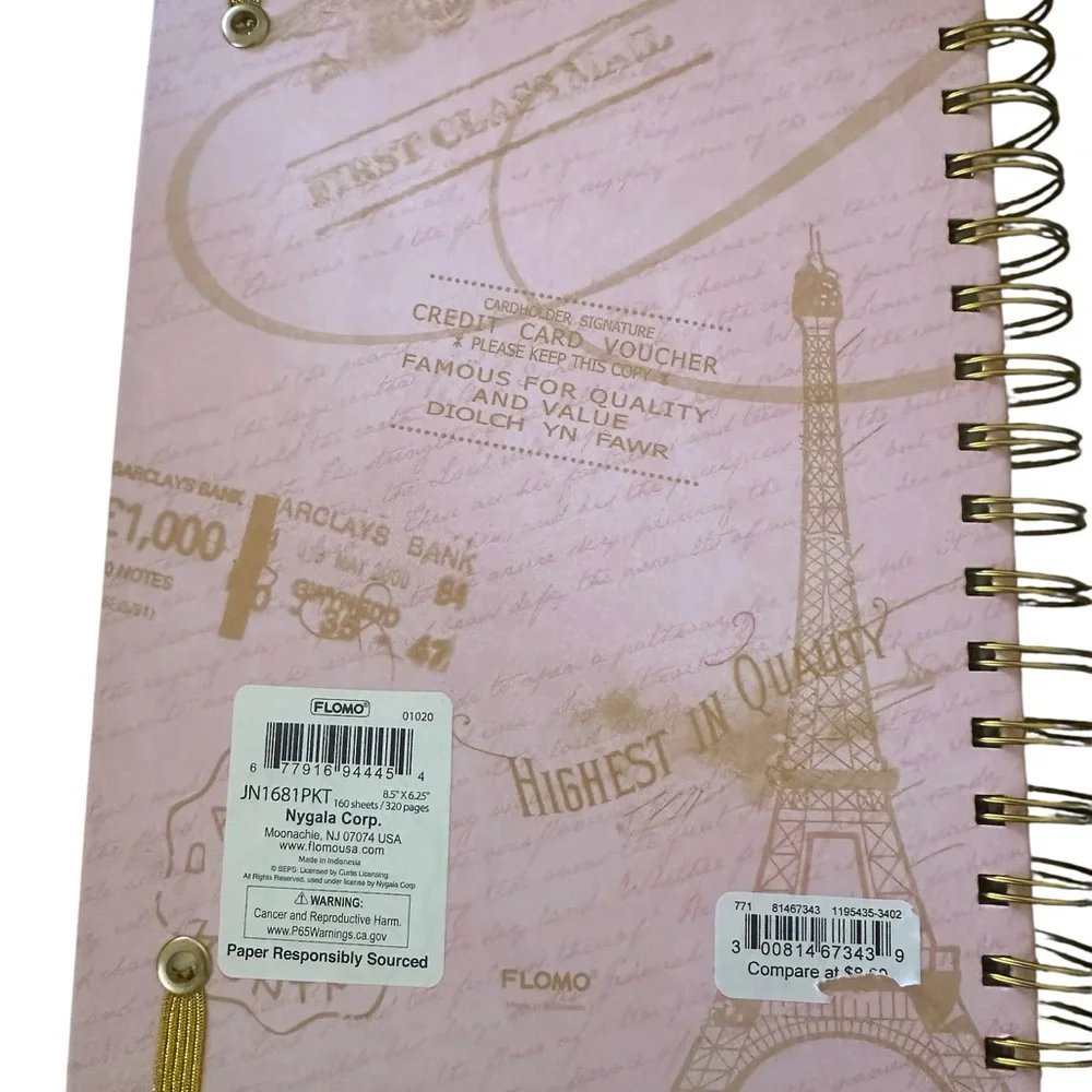 Papyrus pen notebook