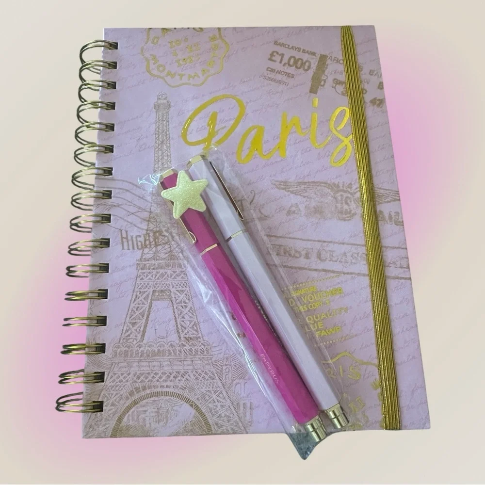 Papyrus pen notebook