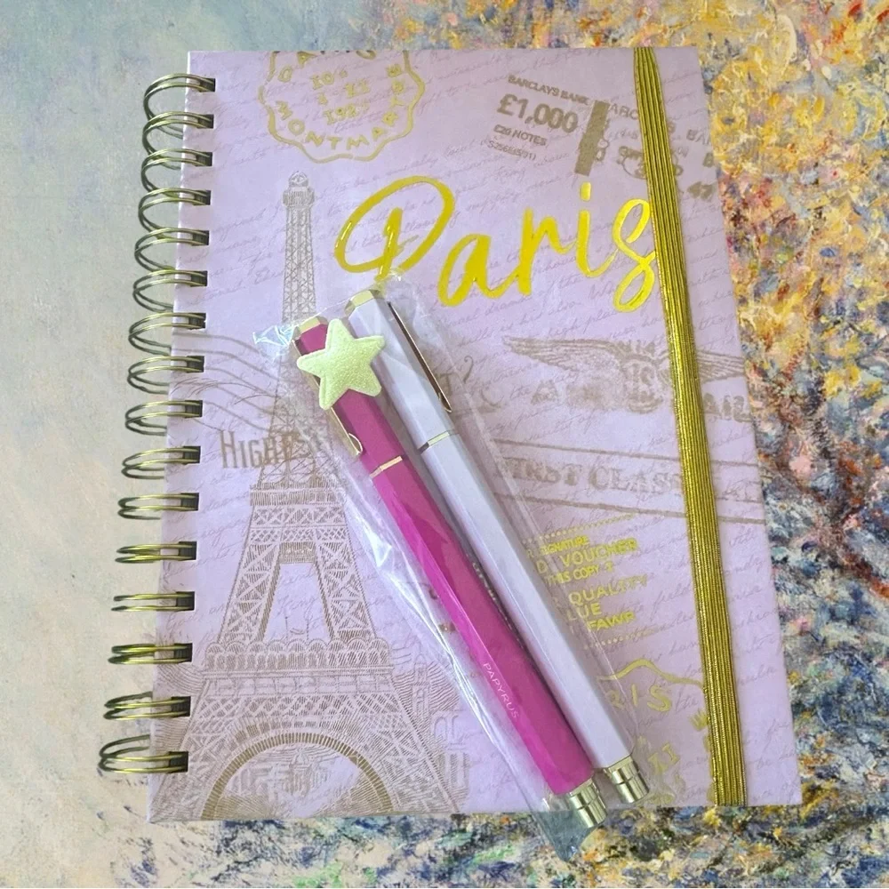 Papyrus pen notebook