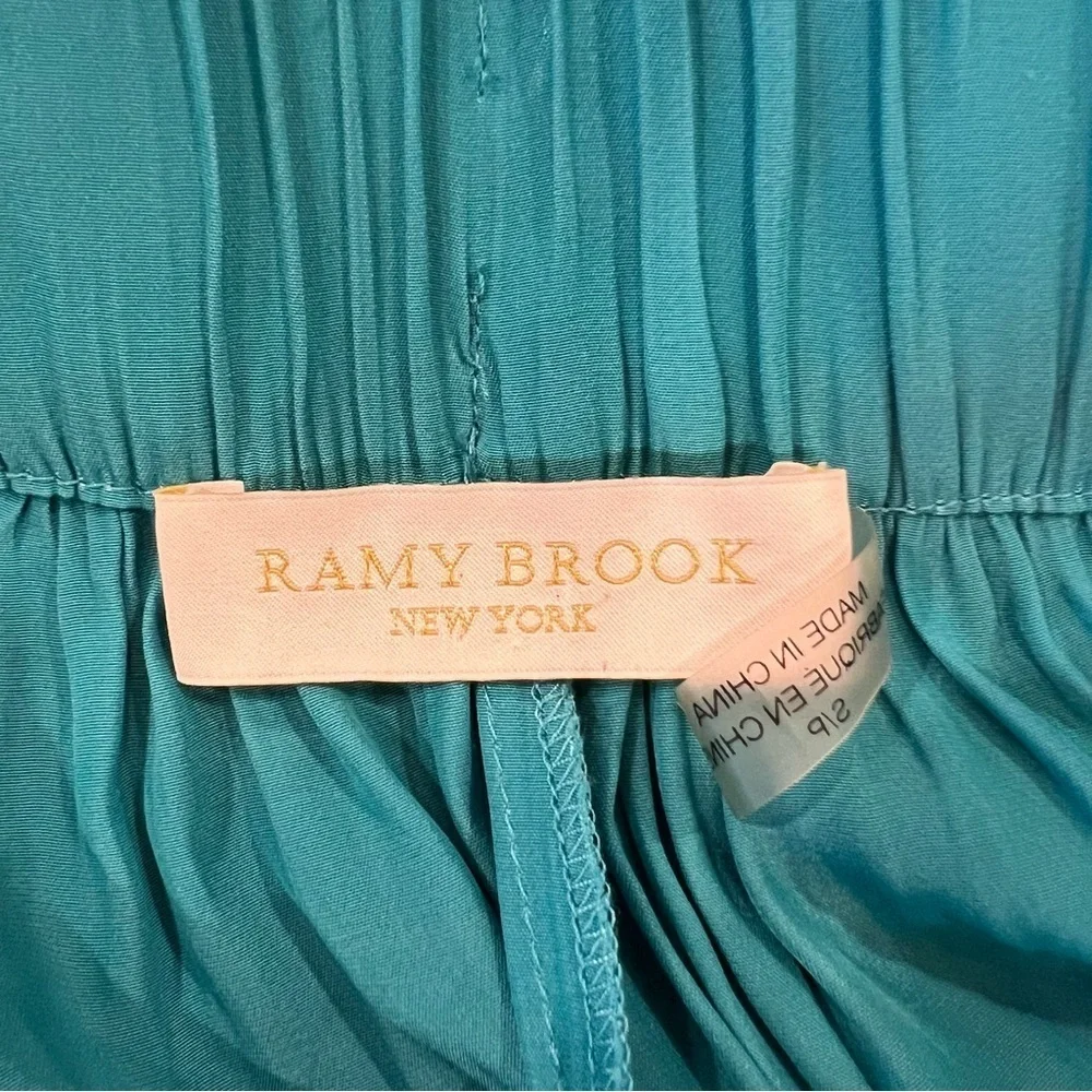 Ramy Brook Austin Shorts Lightweight Butterfly in Lagoon Blue Teal Small