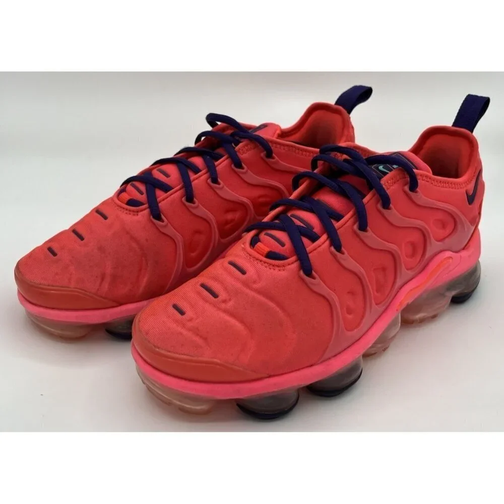 Nike Air Vapor Max Plus Bright Crimson Pink CU4907-600 Women Size 7.5 Shoes