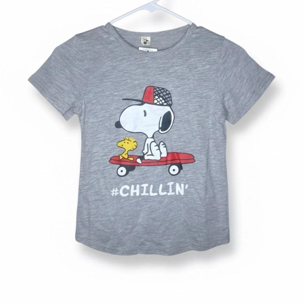 NWT Girls Snoopy Short Sleeve Graphic Tee