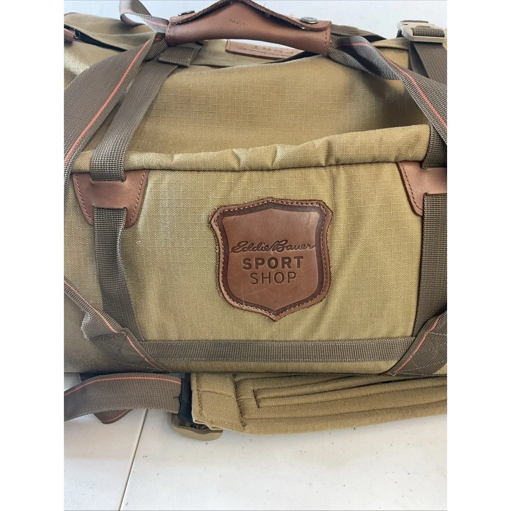 Eddie‎ Bauer Sport Shop Duffle Weekender XL Bag Work Bag Travel Bag ripstop