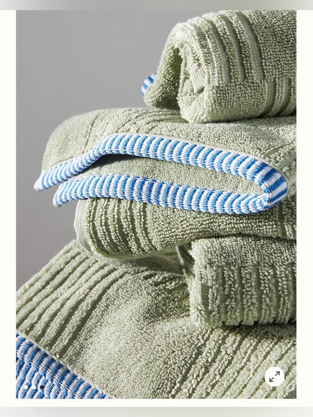 Anthropologie Organic Turkish Cotton Towel Collection *NWOT