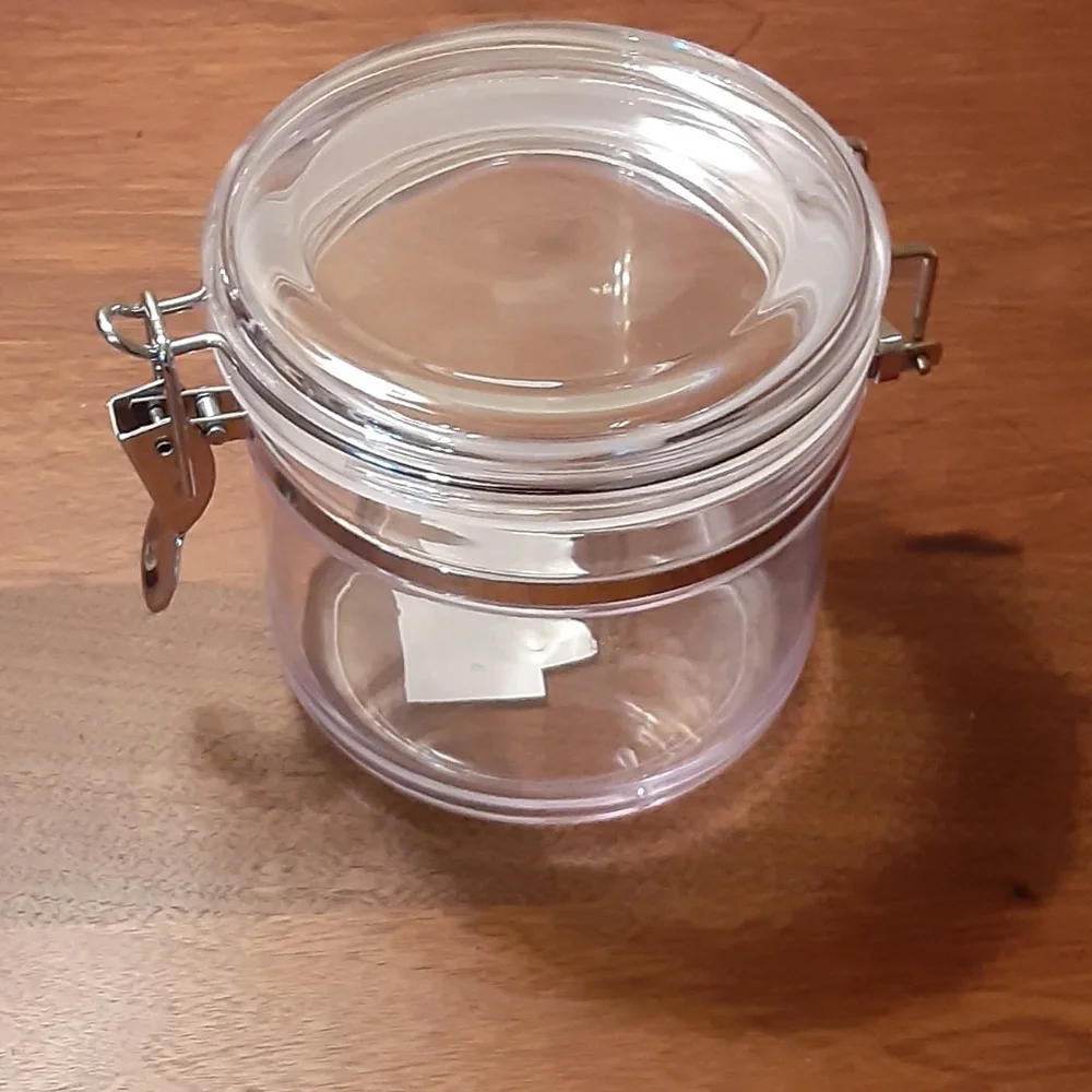 Acrylic Clamp Top Can