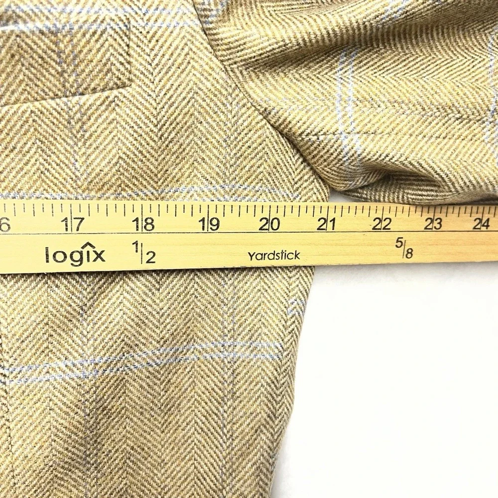 Loro Piana Cashmere Blazer Lord's Tailor Men's 38R Windowpane Plaid