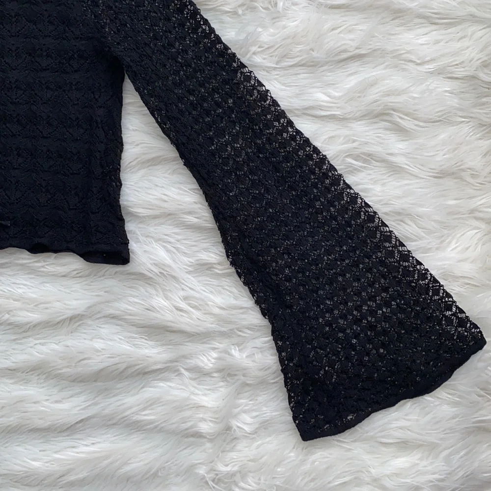 Zara | Sheer Knit Long Sleeve