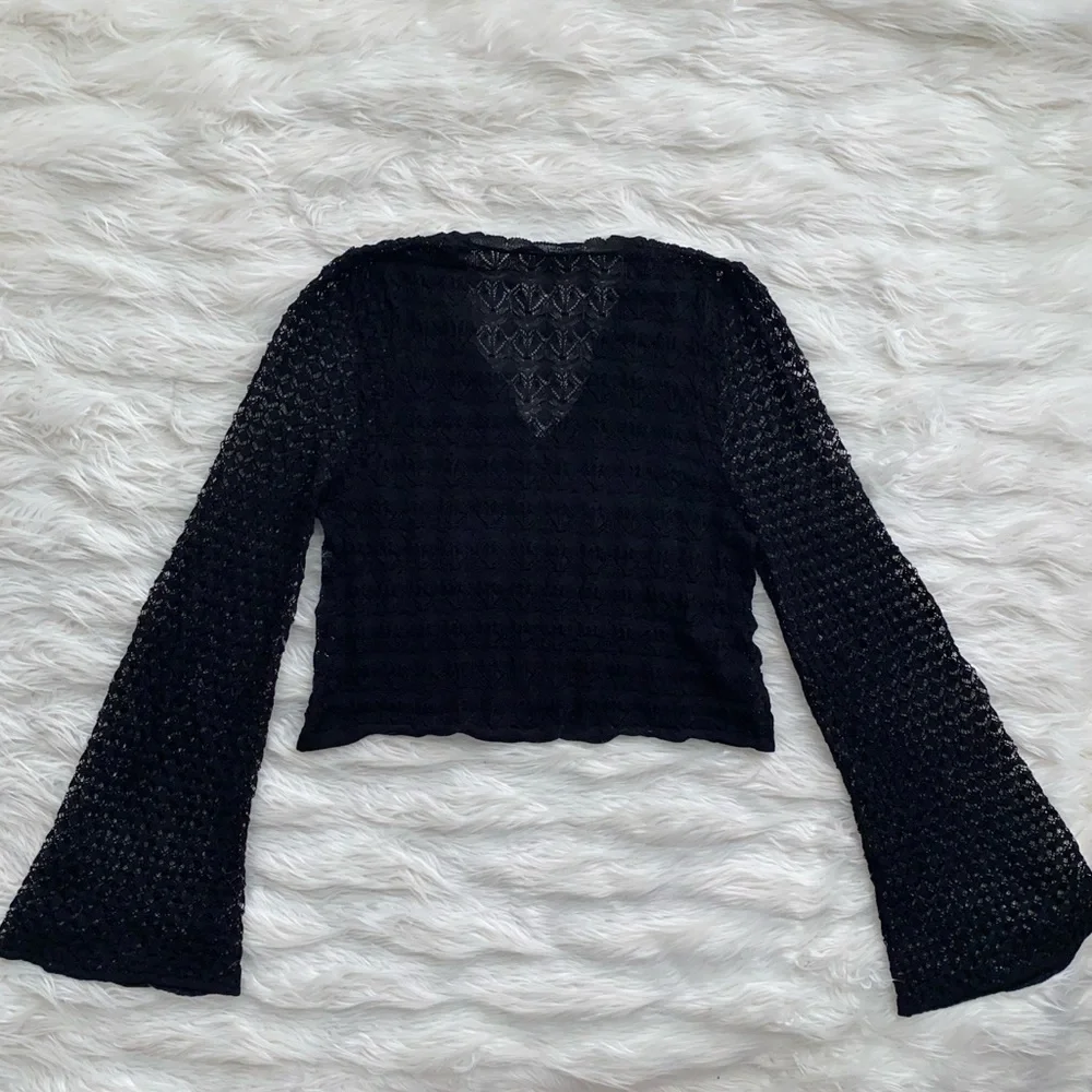 Zara | Sheer Knit Long Sleeve
