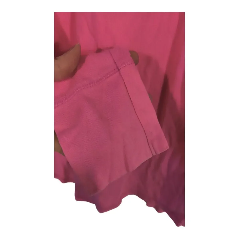 Justice Girls Pink Soft Long Sleeve Shirt Knit Size 16