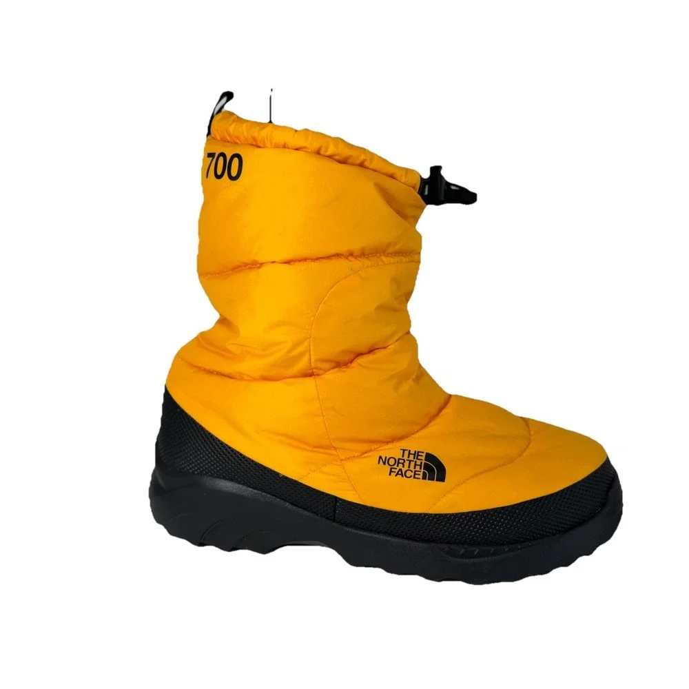 The‎ North Face 700 Yellow Puffer Quilted Goose Down Winter Snow Boots Unisex